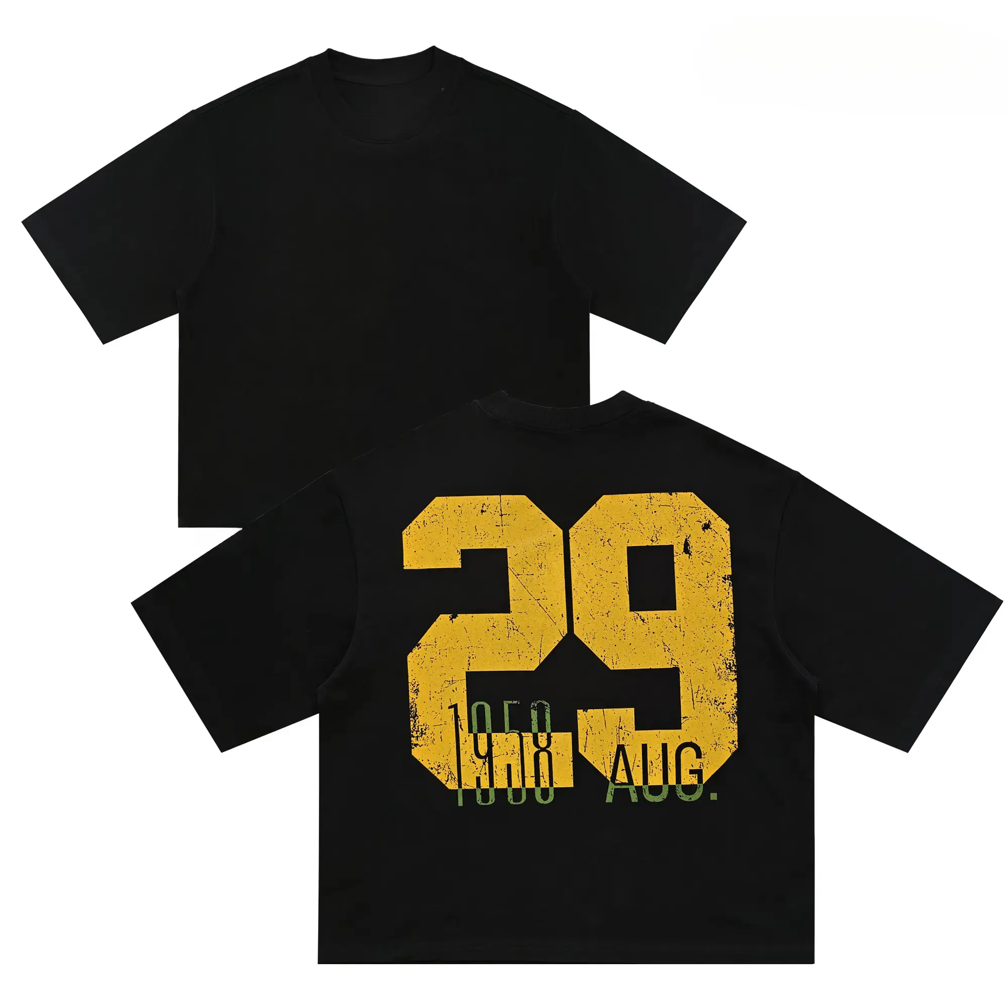 12oz Max Heavyweight Cropped Tee, 100% Cotton, Casual Crewneck Tshirt, Mens Graphic Tees, MeJend Boxy tee, Thick Fabric tshirt