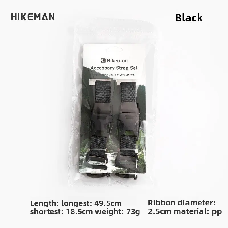 Outdoor luggage straps Camping travel equipment Adjustable snap-on fixed straps