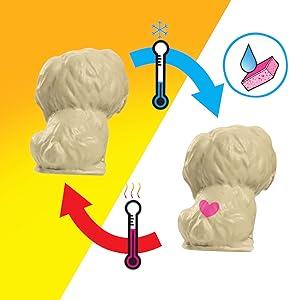 Barbie Doll & Pets Set, Blonde with Mommy Dog, 3 Newborn Puppies with Color-Change Feature & Pet Accessories