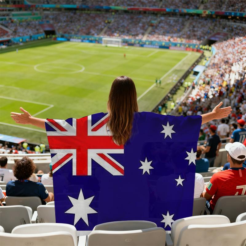 2026 World Cup Wearable Flag Cape,National Flag for Sports Events Soccer Match Fan Gear Celebrations