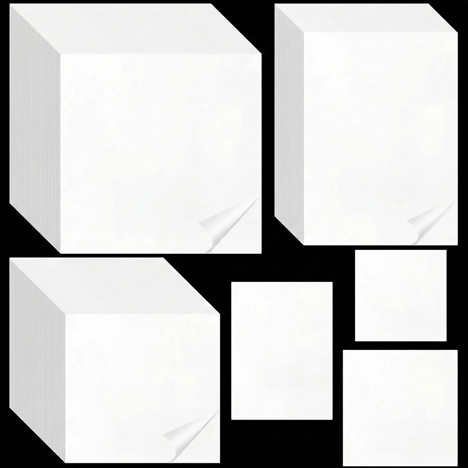 150 count  Painting Release Paper 15x10cm, 15x15cm and 10x10cm Double-Sided Non-Stick Cover Paper for 5D  Painting