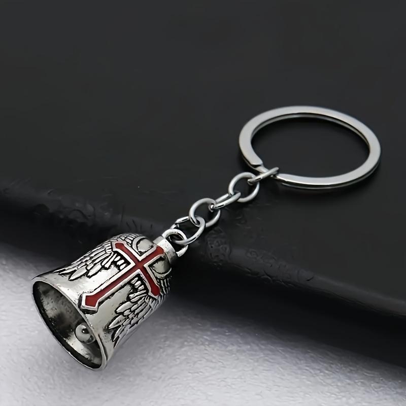 3pcs Motorcycle Bells Punk Guardian Angel Wing Luck Motorcycle Decor