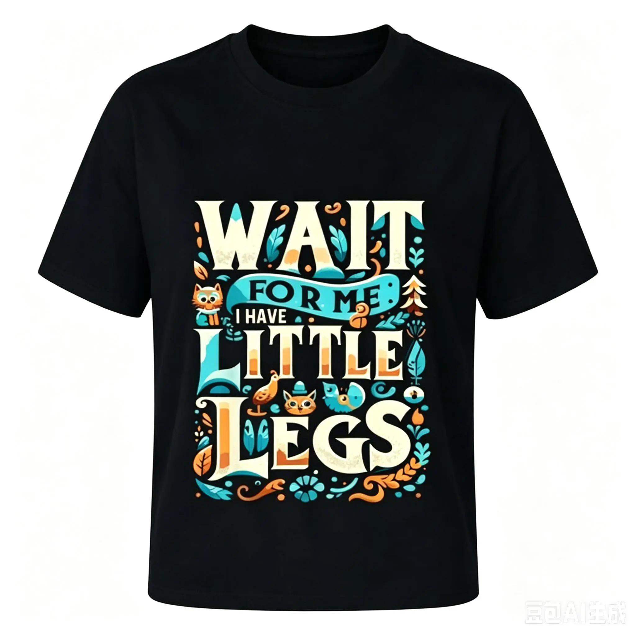 Cozy Cotton Shirt Featuring 'Wait For Me I Have Little Legs' for Short Guys