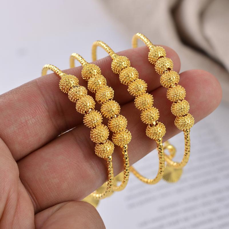 18k Gold Color Bangles For Baby Child Kids Ethiopian Bracelts Jewelry a Birthday Present Habesha Party Bracelets 18k Gold Color Bangles For Baby Child Kids Ethiopian Bracelts Jewelry a Birthday Present Habesha Party Bracelets