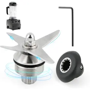Blade Replacement Parts for Vitamix 500 5200 6300 VM0103 Blender Wet Blade Replacement Assembly with Wrench and Drive Socket Compatible with 64oz and 32oz Container