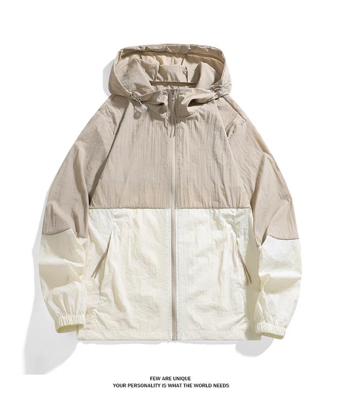 Kyn Apparel  Unisex Hiking Jacket Summer UPF50+ Windbreaker Quick Drying Camping Trekking Fishing Jackets Sun Protection Coats