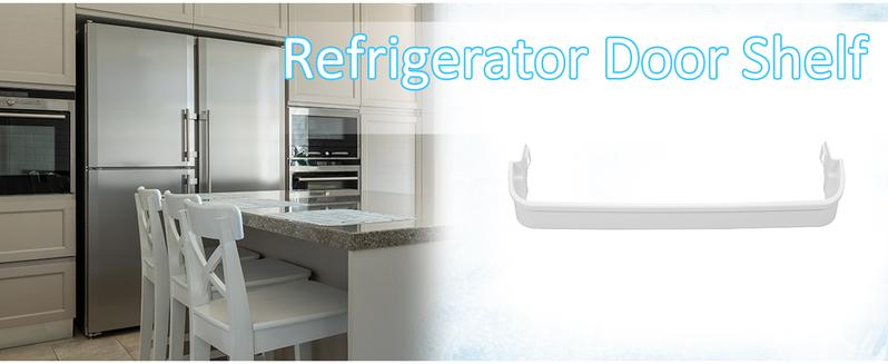 HECASA 240338001 AP2115859 240338005 Refrigerator Door Shelf Compatible with Frigidaire Kenmore Refrigerator 891049 AH429871 EA429871 PS429871 Replacement only ABS Plastic White Door Bin Shelf Rack Home Household Items