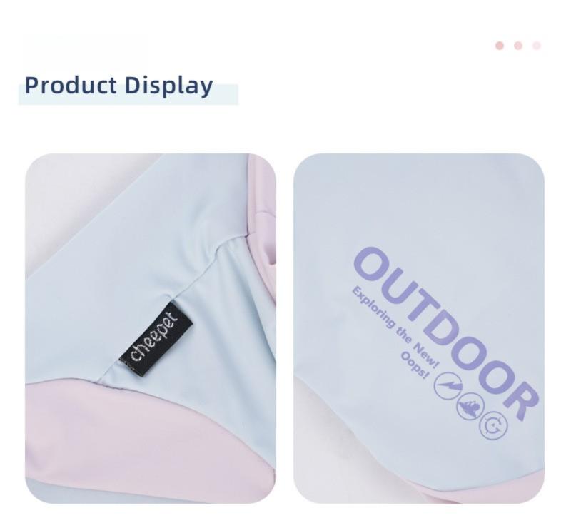 Cooling Summer Dog Shirt for Small Breeds – 2-Leg Design, Breathable Colorblock Tee for Bichon, Schnauzer, Puppies, Wholesale