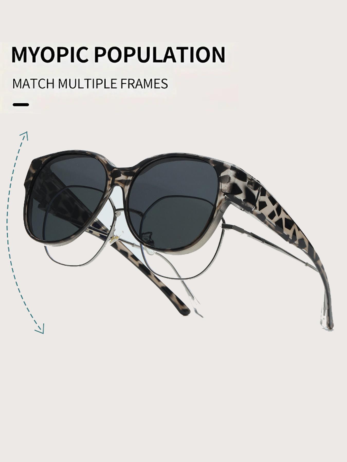 Women's Fashionable All-Match Tinted Lens Sunglasses, Trendy Casual Full Rim Sunglasses for Everyday Use, Fashion Accessories for Outdoor Activities, Modern Frames Sunglasses