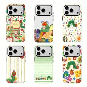 Very Hungry Caterpillar Phone Case Cover, Suitable for iPhone 17-11 Pro Max/Plus and  Samsung Galaxy S23-25