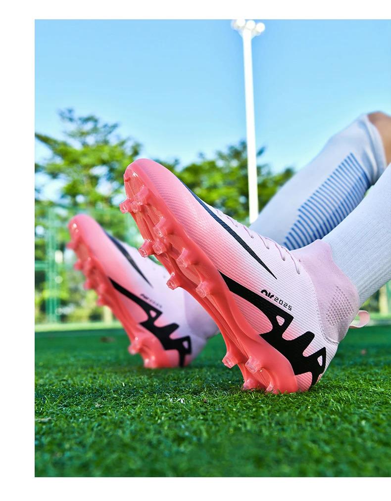 Unisex Soccer Shoes TF/AG Society Futsal Top Quality Unisex Training Football Shoes Original Resistant Comfortable Football Boots