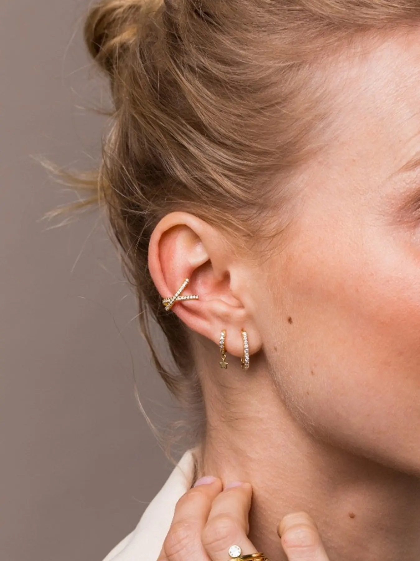 925 Sterling Silver Cz Earrings for Women, Trendy Rectangle Hoop Earrings, Geometric Hypoallergenic Square Hoops Earring