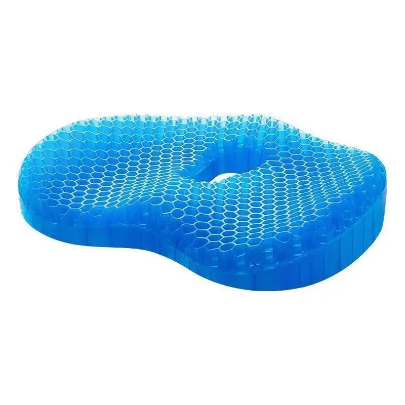 Cool Gel Seat Cushion for Long Drives, Ergonomic Silicone Summer Ice Pad, Comfortable Breathable Design for Car, Office, Kayak Use