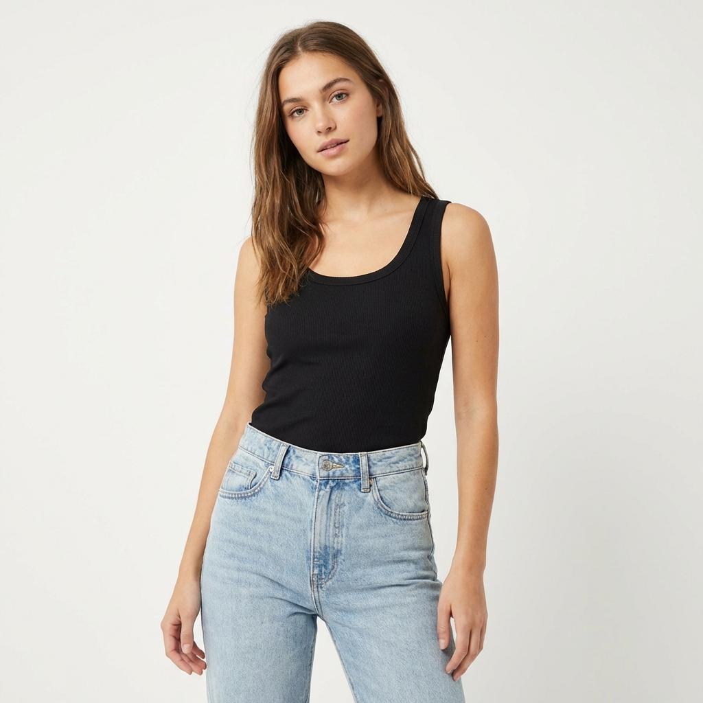 Women's Slim Fit Crop Tank Top