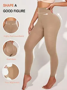 Women's Compression High Waisted Leggings, Spring Summer Transparent Seamless Tight Fit, Lightweight Mesh Short Dance Pants, Elegant Comfortable Activewear