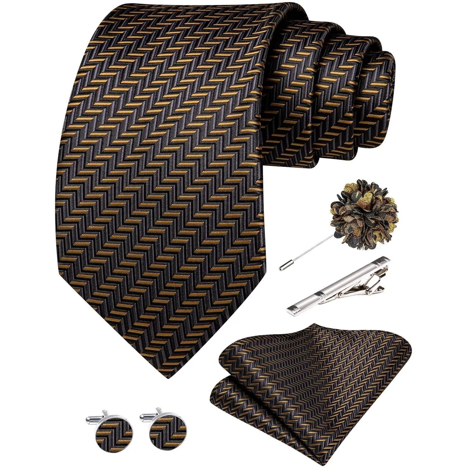 Bronze Gold Black