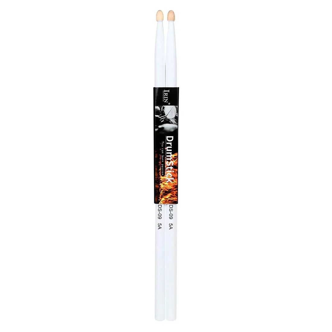 Irin Love Run Ds-09 Maple Wood Colorful 5a Jazz Drum Set, Pair of Drumsticks, High-Quality Material, Perfect for Music Enthusiasts
