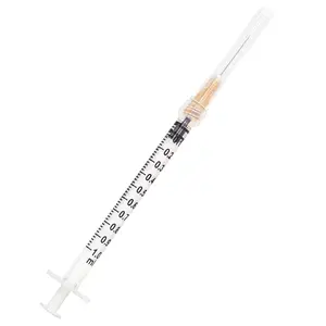 30pcs 1ml syringe with 25 G 5/8 IN Needle for Science Laboratory, Refilling Inks, Individually Packaged