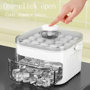 New Ice Cube Mold Food Grade Press Ice Tray Home Refrigerator DIY Ice Block Maker Ice Cubes Maker, Convenient Ice Molding Solution for Daily Use