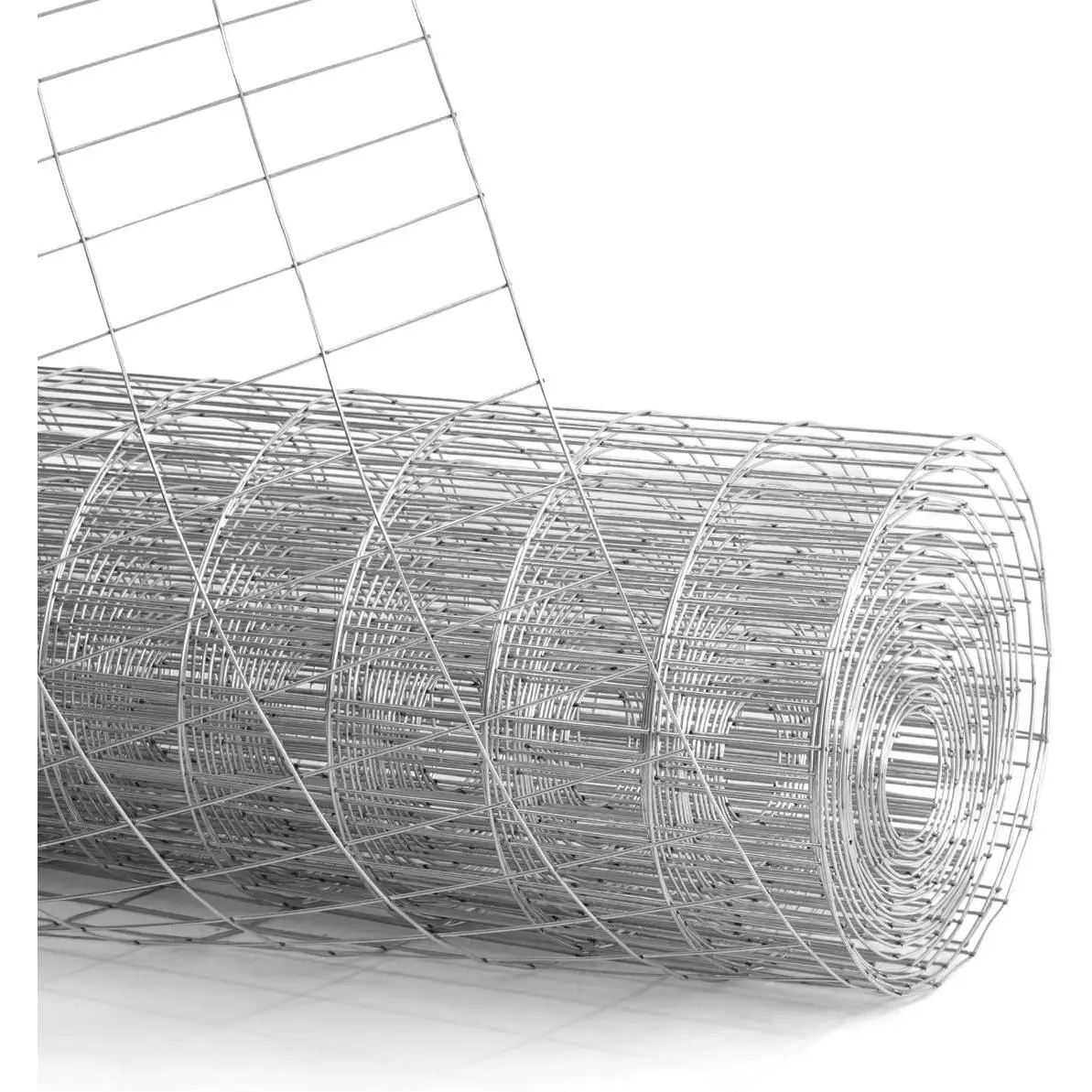 Wire Fence, 15 Gauge Galvanized Welded Wire, 2x4 Mesh Size Rectangular Grid, Animal Barrier for Farmers & Gardeners