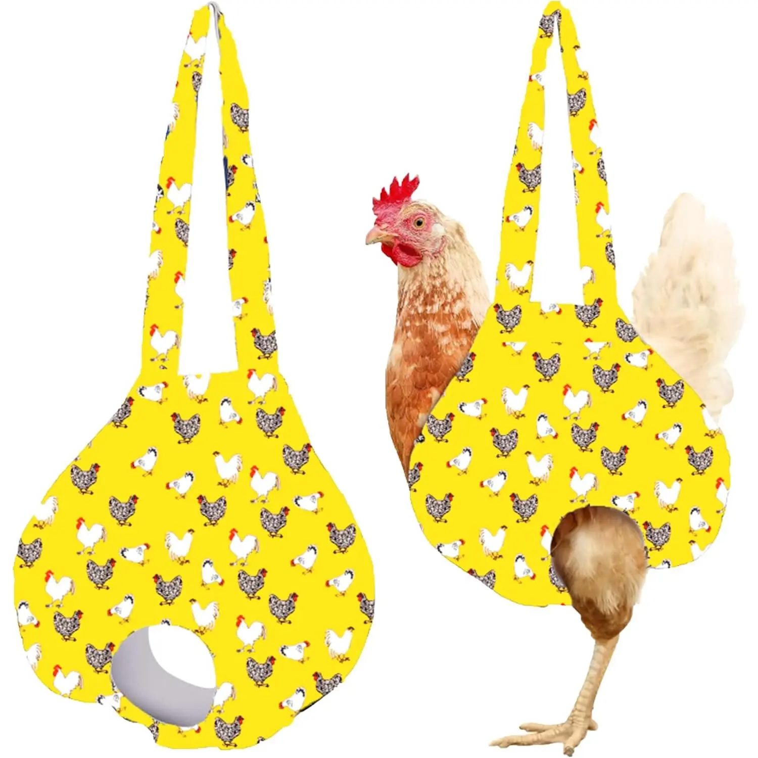 Handheld Reusable Cloth Poultry Carrier Medic Bag - Daily-Use Transport Bag for 1 Hen or Rooster, Farm Animal & Pet Supplies