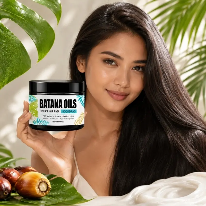 Batana Oils Essence Hair Mask, With Batana Oil, Repair Dry Damaged Hair, Nourish Hair, Smooth Shiny Healthy Hair, 300ml