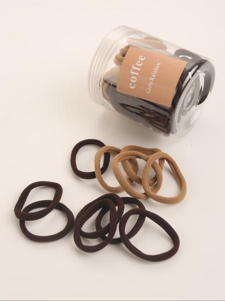 Sweet Plain Colorponytail Holder, 50pcs/set High Elastic Hair Tie, Casual Versatile Hair Accessories for Women and Girls Elastic Tie Band