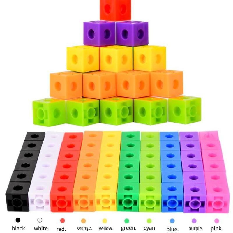 Colorful Cube Puzzle Toy, 60 Pcs/Set Intelligent Cube Puzzle with 30 Pcs Double-Sided Activity Cards, Logical Thinking Training Toy, Shape Recognition Puzzles #GLOBAL PICKS