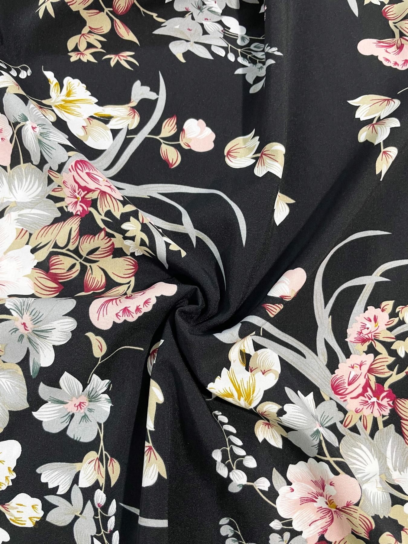 Women's Floral Print Split Thigh Halter Dress, Elegant Boho Style Tie Back Design Long Dress for Spring Summer Fall