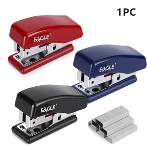 12# Stapler with 1000 Staples, 10-Sheet Capacity, Compatible with 24/6 and 26/6 Staples, Compact and Portable Design