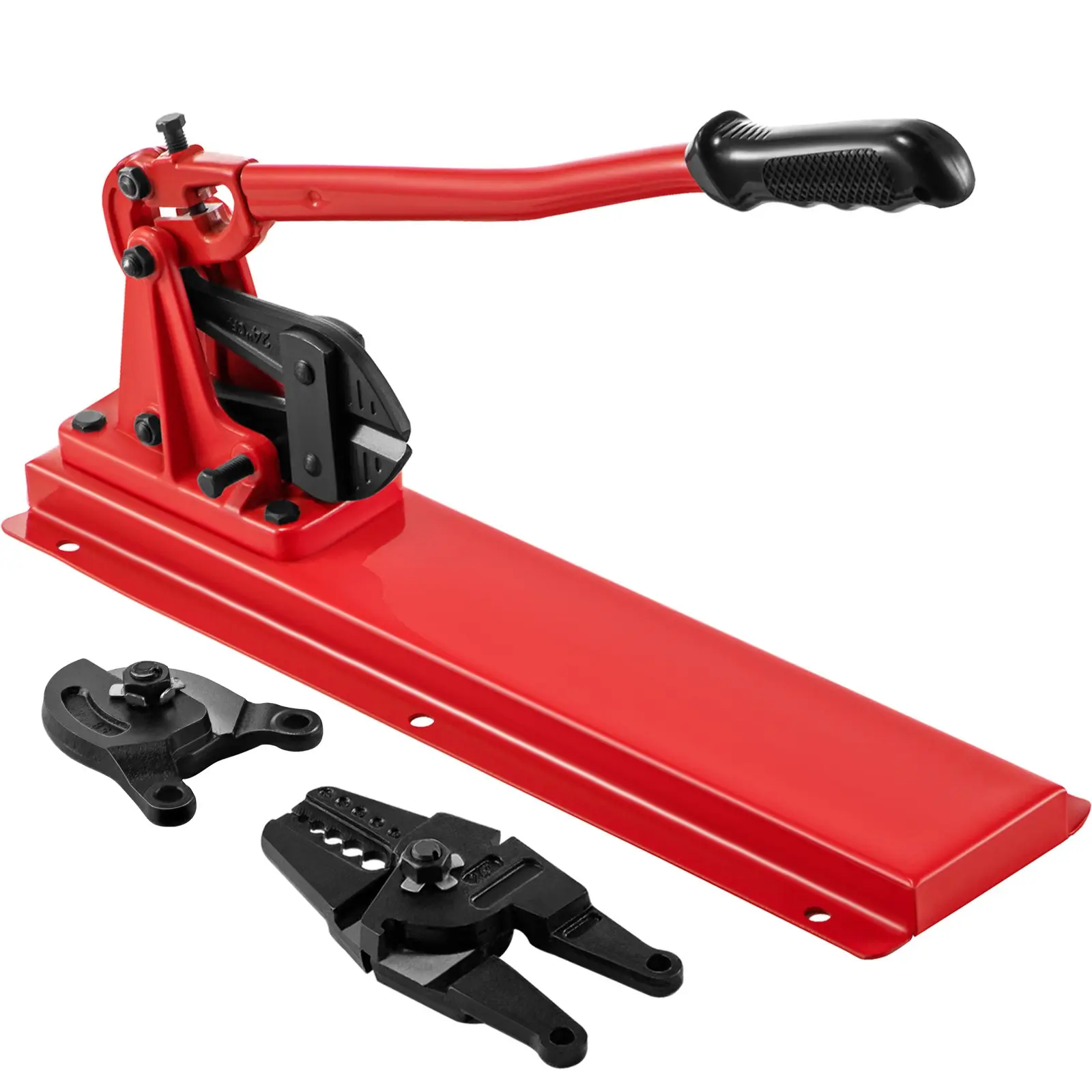 【DealsForYouDays】VEVOR Bench Swager Tool 24 Wire Rope Swaging Tool with Crimper Cable Bolt Cutter Head Bench Crimper 1/16-3/16 Aluminum/Copper Sleeves Bench Cable Alloy Steel Crimper Swager for1/2 Wire Rope Fe