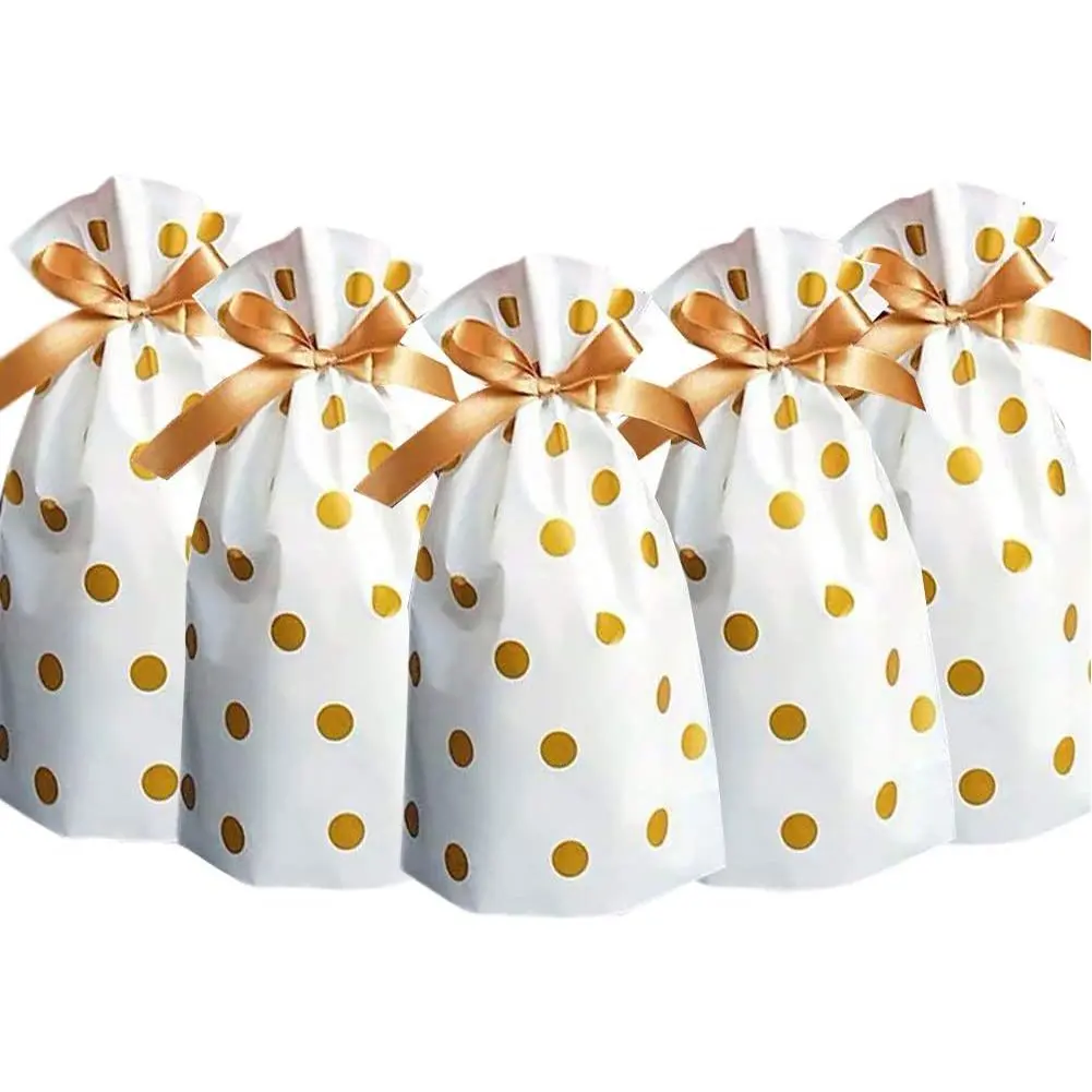 24 count  Bags Party Favor Bags  Plastic Drawstring Candy Goodies  Storage Bags  Wrapping Package