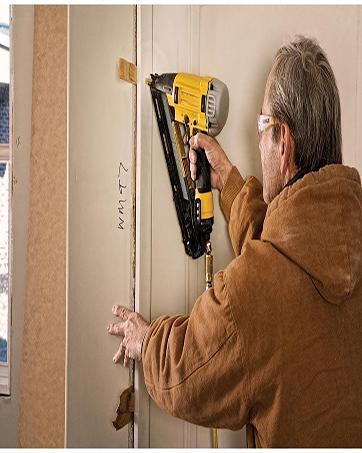 Steel Pneumatic Tool Rafter Hook Hanger, Lightweight, Durable,Reusable Metal Organaizer Adjustable Easy Install Hooks with 1/4" Air Tool Swivel Fitting, for Air Nailer, 1-Piece Brass Fitting