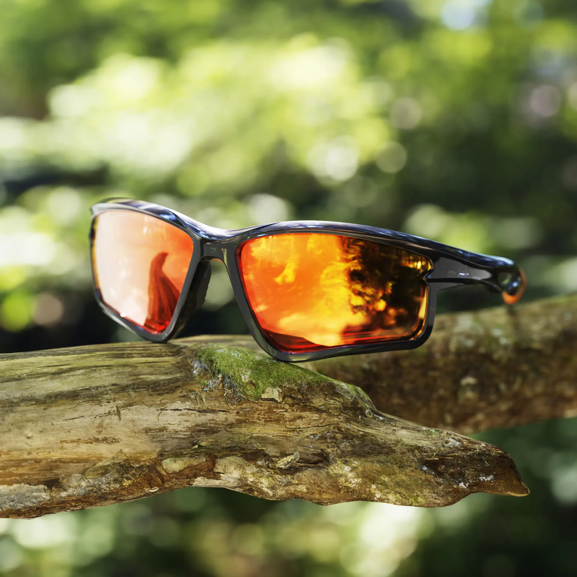 Ultra-Light TR90 UV400 Polarized Sports Goggles - Anti-Glare Coated Lens for Fishing Hiking Cycling & Outdoor Activities