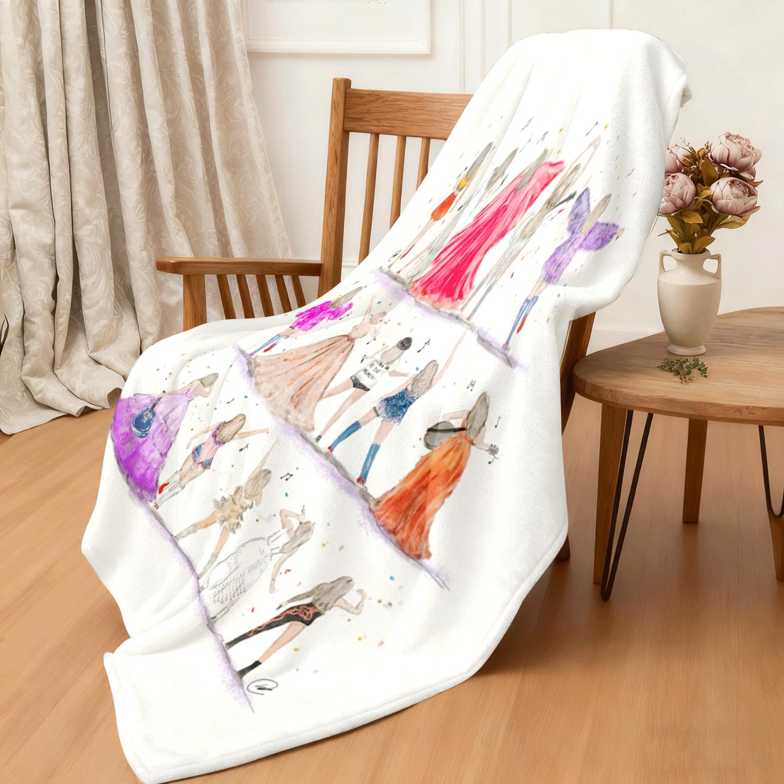 FRANALA Gifts for Women Girls Blanket for Men Boys Throw Blanket for Kids Birthday Super Soft Flannel Lightweight Comfy Bedding Blankets for Sofa Couch for Bed Camping and Travel