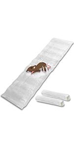 Rat Bait Station Traps, Reusable Humane Rodent Box Against Mice Chipmunks Squirrels That Work, Smart Tamper Proof Cage House to Secure Bait Block and Pellets, Mouse Bait Station Outdoor