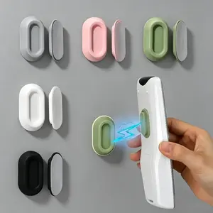 5-Pack Magnetic Gadget Holder for Desk | Medical-Grade Silicone Mount for TV/Fan Remotes – Renter-Friendly No-Drill Wall Organizer