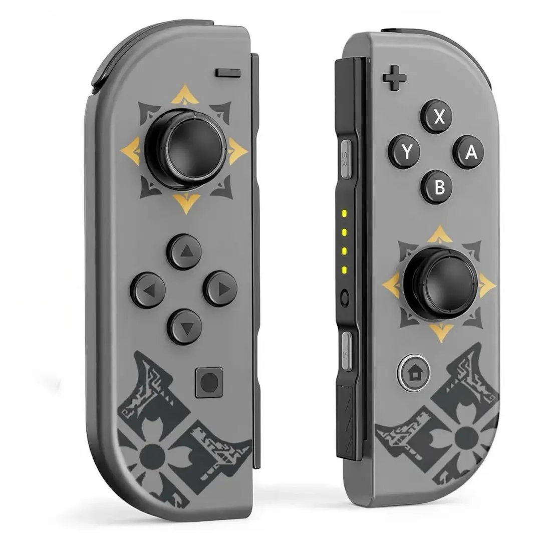 2026 New Model,Suitable for gamepad controllers, L/R wireless controllers for Switch/Lite/OLED, Upgraded dual controllers, cool replacement controllers with dual vibration function, wake-up switch controller switch Switch replacement parts