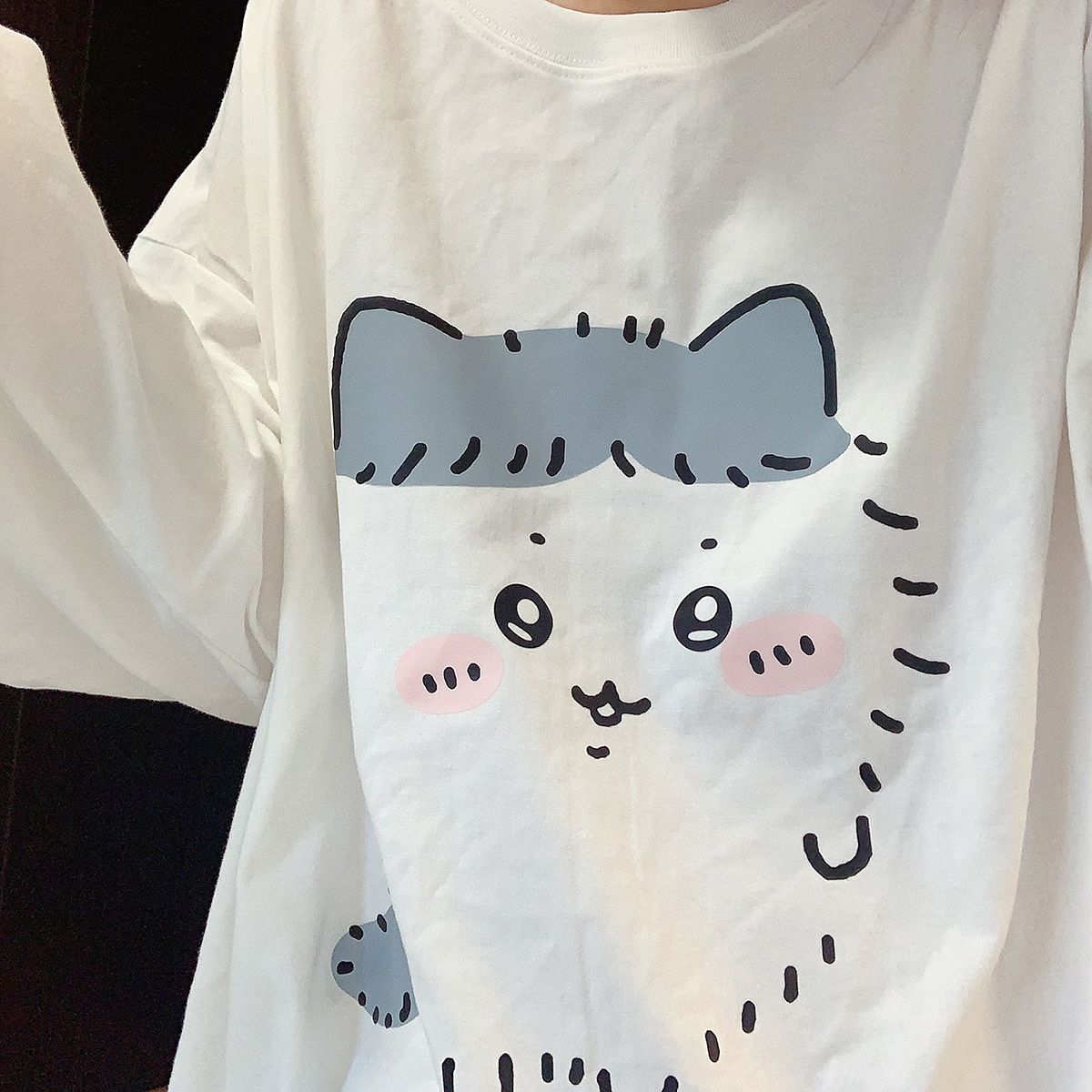 New Chiikawa Hachiware Usagi Kawaii Anime Cartoon Pajamas Long Sleeves Trousers Fashion Trend Pure Cotton Comfortable and Soft