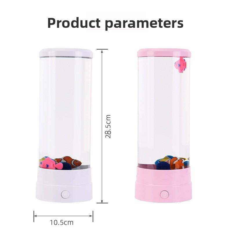 LED Colorful Big Bubble Fish Night Light USB Plug-in Decorative Lamp for Bedroom Ambiance