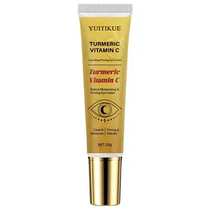 Yuitikue Turmeric Vitamin C Retinol Eye Cream, Hydrating and Firming, Brightening Under Eyes, Reducing Fine Lines and Dark Circles