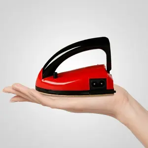 V-8 Mini Travel Iron, tiny portable garment iron,Handheld Portable Garment Wrinkle Remover, Fast Heat-Up, Large Soleplate,  Lightweight for Home, Travel, Summervibes,Smooth out wrinkled clothes quickly.
