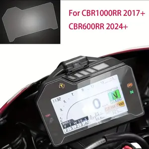 Motorcycle Dashboard Protection Film, Suitable for Honda Cbr600rr/cbr1000rr 2017+, LCD Screen Speedometer Tpu HD Sticker