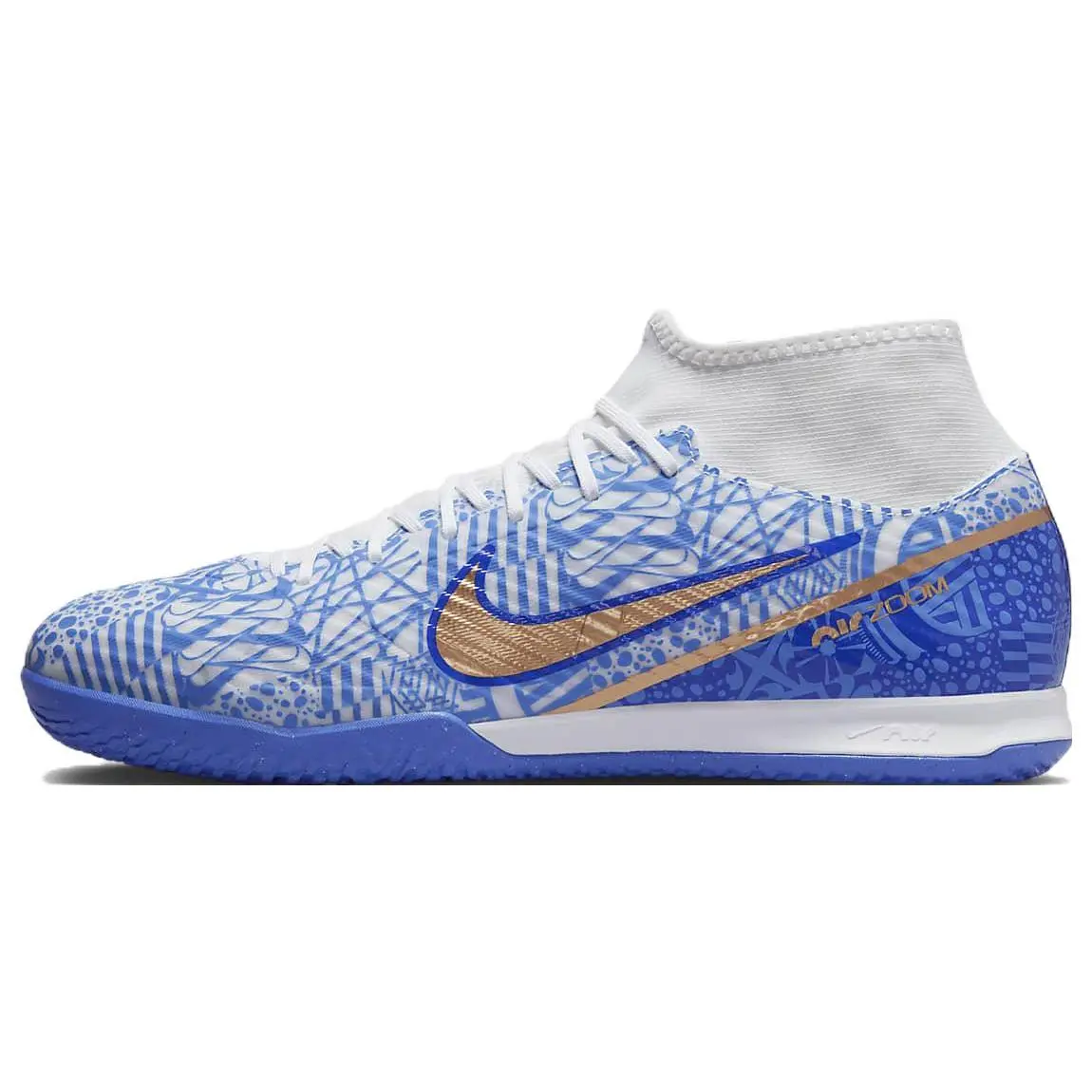 Nike Zoom Mercurial Superfly 9 Academy CR7 Round Toe Lace-Up IC/IN Indoor Non-Slip Lightweight Shock Absorbing Soccer Shoes DQ5312-182