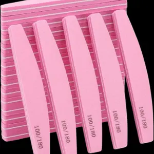 5/10 Pcs Nail Buffer Set, 100/180 Grit Dual-Sided Nail Blocks, Washable Acrylic Natural Gel Nails, Manicure Pedicure Tools for Salon Quality Finish Nail Care