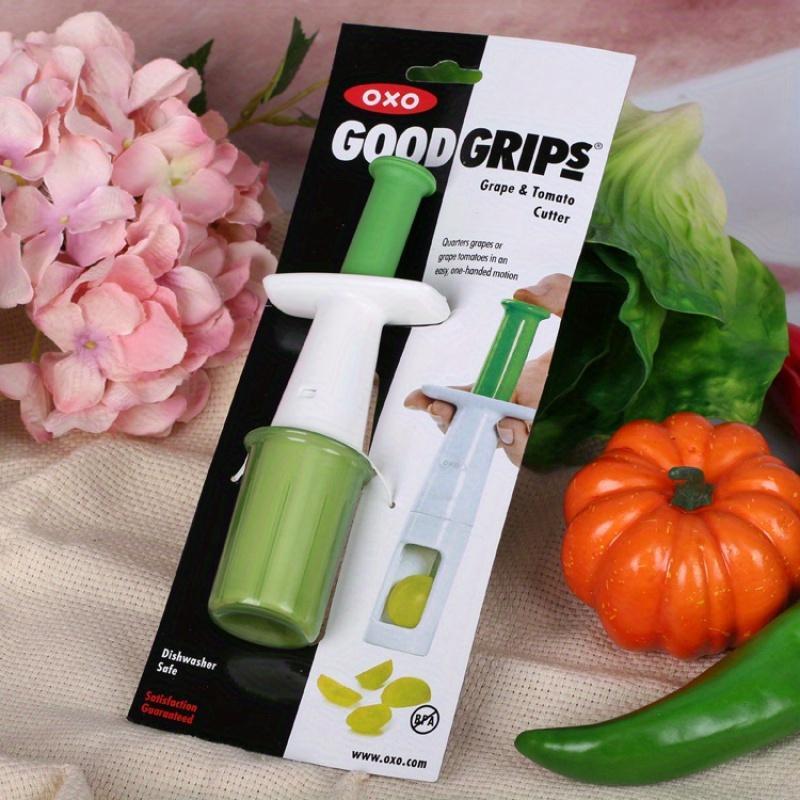 Creative Mini Portable Manual Grape Cutter, 1 Count Mini Portable Manual Grape Cutter, Fruit & Vegetable Cutter for Home Kitchen Dining Room, Dishwasher Safe Slicer, Kitchenware, Kitchen Gadget