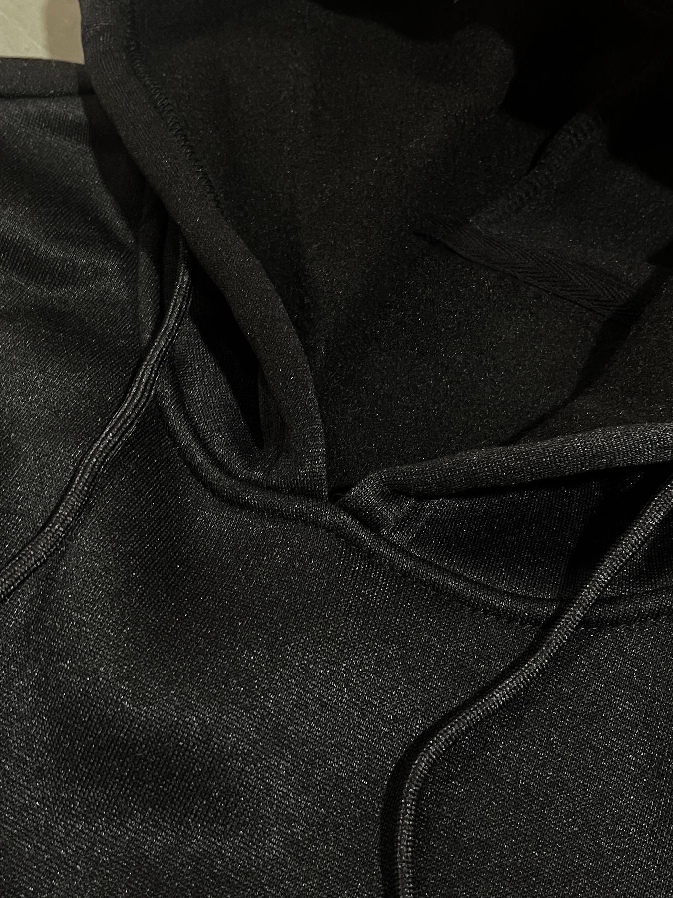 Unisex Men's Plus Size Solid Drop Shoulder Drawstring Pullover Hoodie, Fashion Casual Loose Pocket Hooded Sweatshirt for Daily Holiday Outdoor Wear, Men Clothes for Fall & Winter