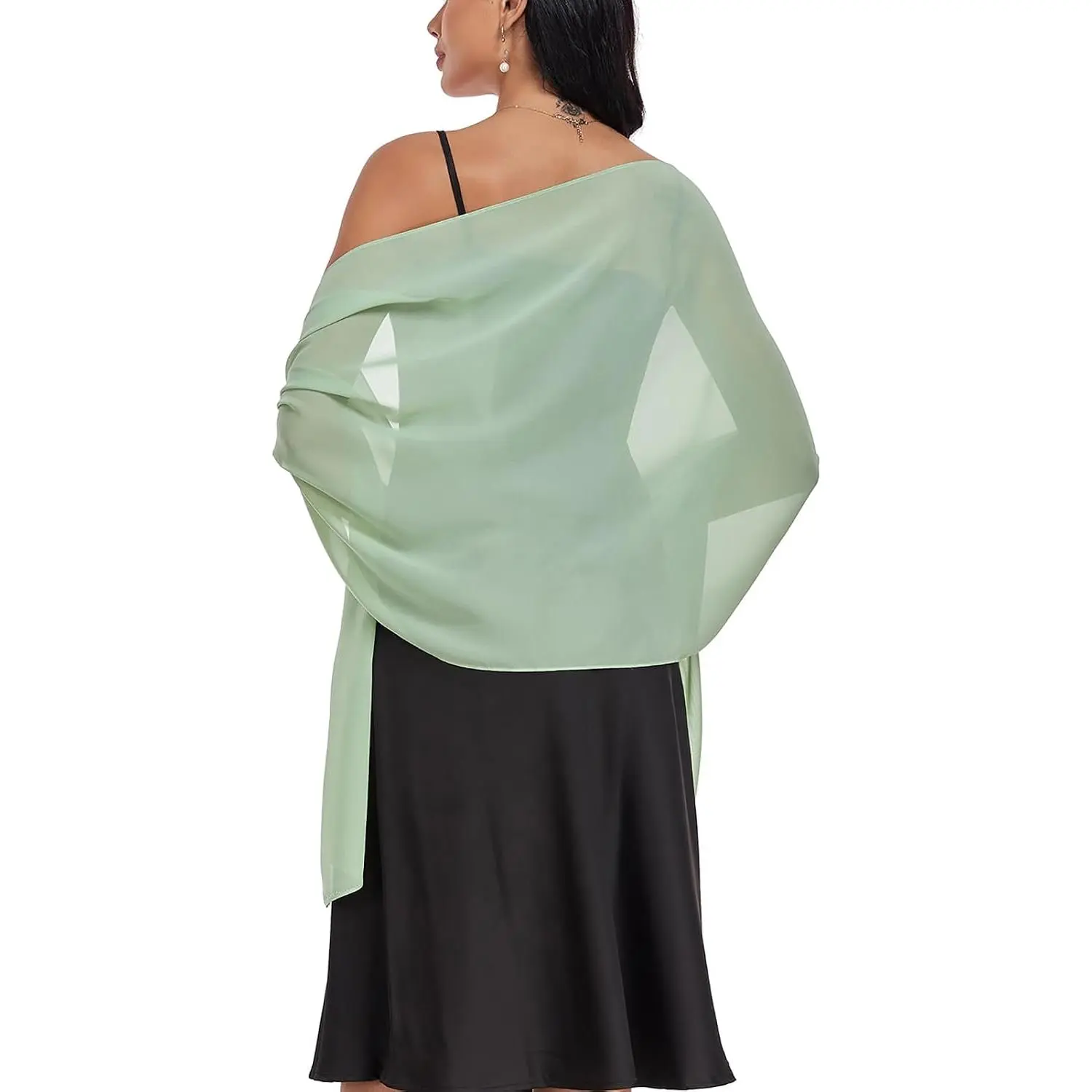 Shawls and Wraps for Women Wedding Stole | Soft Chiffon Scarve,Shawl Wrap for Evening Party Dresses,Lightweight Bridal Scarf,Bridesmaids Formal Cover Up