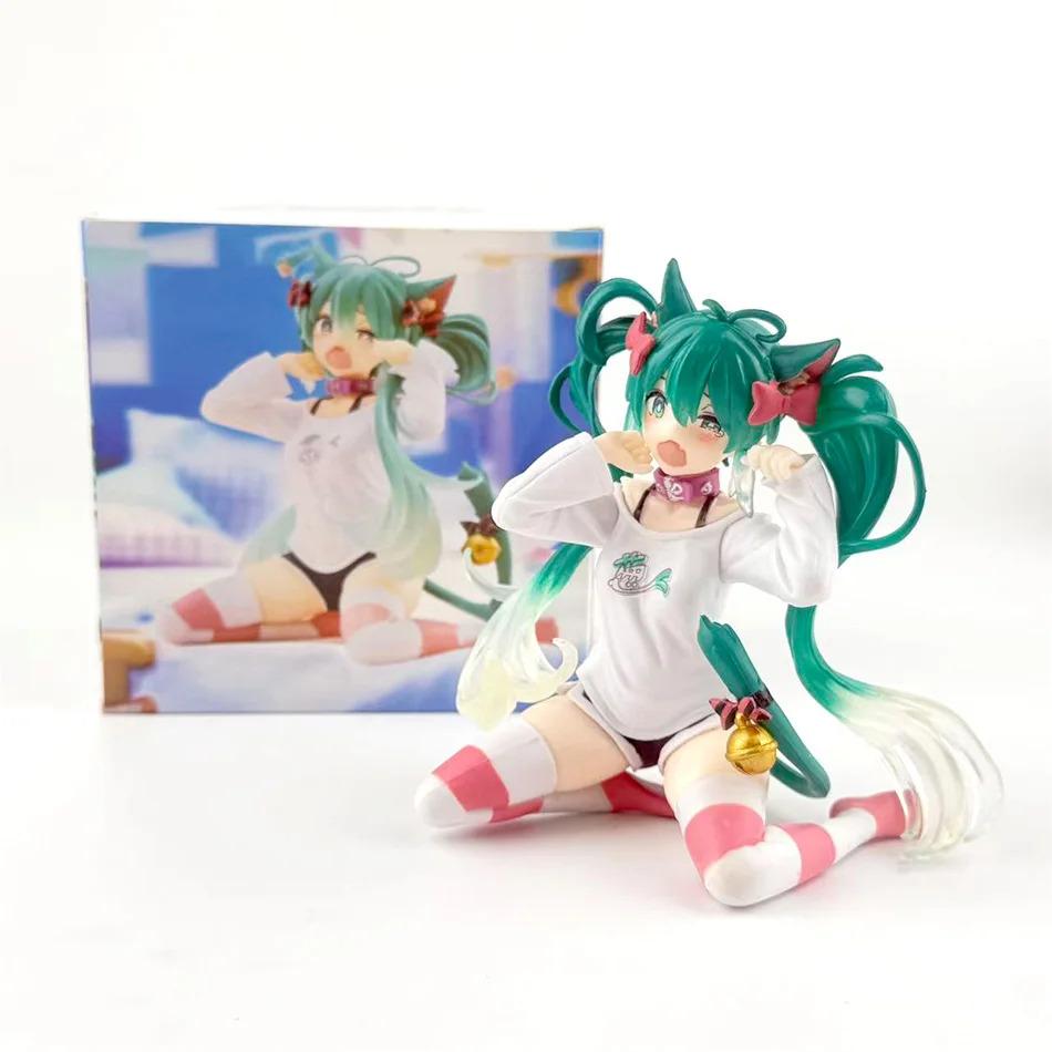 New In Stock Hatsune Miku In A World With Closed Windows Collectible Anime Action Kwaii Miku Figures Model Toys Christmas Gifts