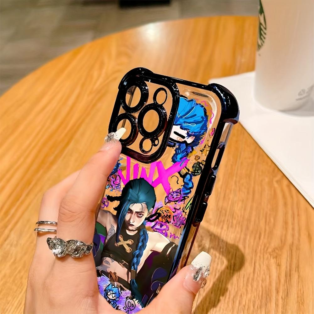 Cool girl J-Jinx Phone Case Suitable for iPhone 17 16 15 14 13 12 11 Mini Pro Max Air Plus Samsung Galaxy S26 S25 S24 S23 S22 Anti Fall Transparent Soft Back Cover